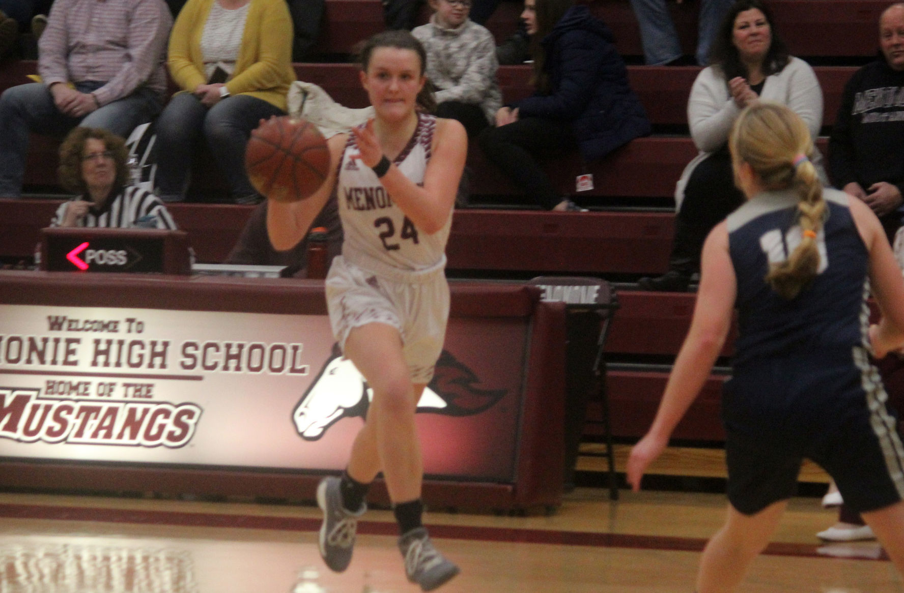 Hudson at Menomonie girls basketball 1-10-20
